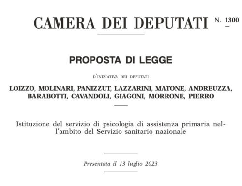 Istituzione del servizio di psicologia di assistenza primaria nell’ambito del Servizio Sanitario Nazionale