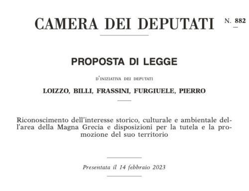 Riconoscimento dell’interesse storico, culturale e ambientale dell’area della Magna Grecia e disposizioni per la tutela e la promozione del suo territorio